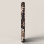 Opulent Floral Drama Moody Dark Brown Botanical Vibes iPhone Case Gallery Image 2