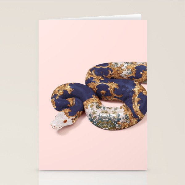 BAROQUE SNAKE Stationery Card Gallery Image 1