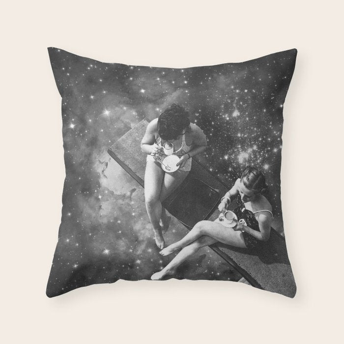 Universal BFF - Coffee Chat Throw Pillow Gallery Image 6