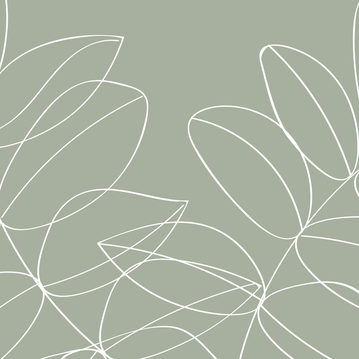 Boho Sage Green, Decor, Line Art, Botanical Leaves Coffee Mug Gallery Image 2