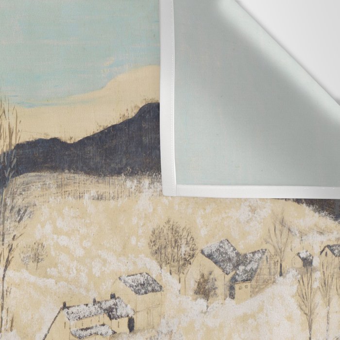 Anna Mary Robertson 'Grandma' Moses Sugaring Off American Folk Art Wall Tapestry Gallery Image 3