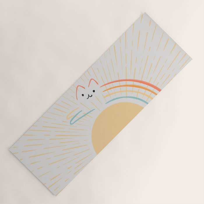 Cat Landscape 119: Get Over it Yoga Mat Gallery Image 1