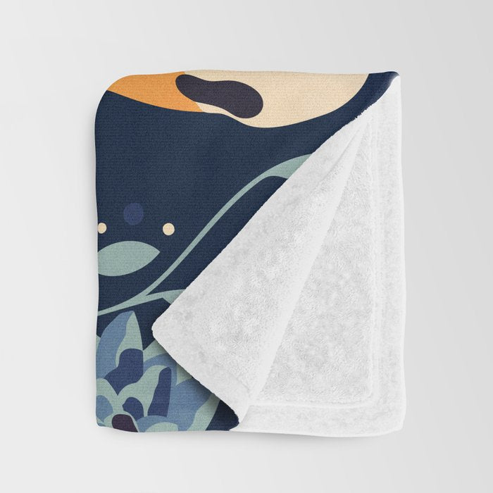 The Lotus Pond Throw Blanket Gallery Image 3