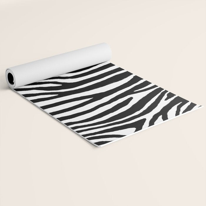 Zebra Stripes Pattern Yoga Mat Gallery Image 2