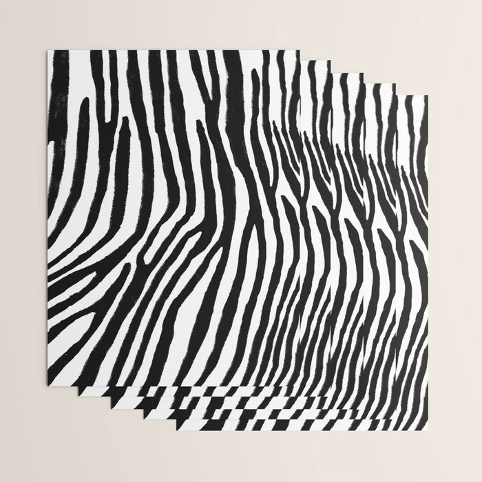 Zebra Stripes Pattern Wrapping Paper Gallery Image 3