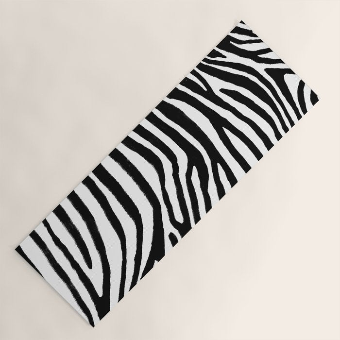 Zebra Stripes Pattern Yoga Mat Gallery Image 1