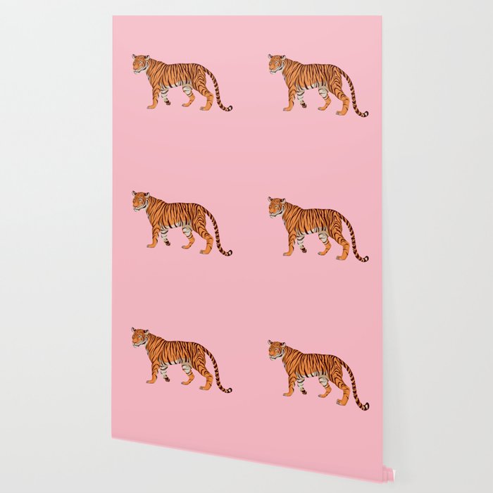 Tiger - Pink Wallpaper Gallery Image 2