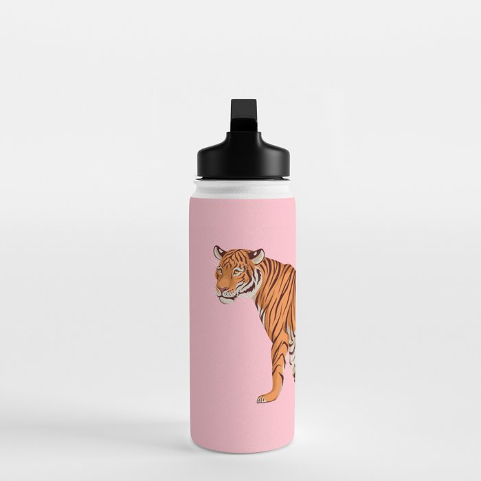 Tiger - Pink Water Bottle Gallery Image 3
