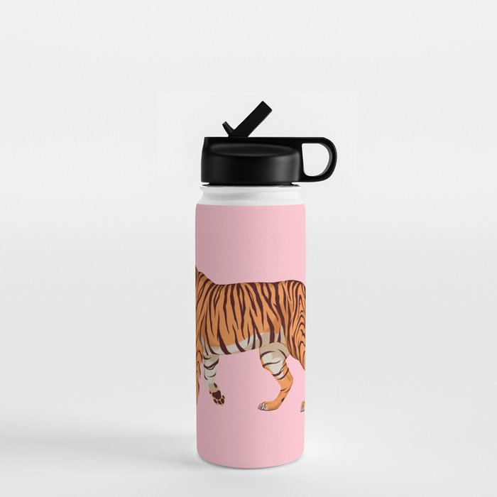 Tiger - Pink Water Bottle Gallery Image 1