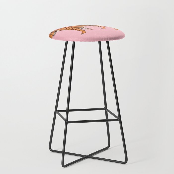 Tiger - Pink Stool Gallery Image 1
