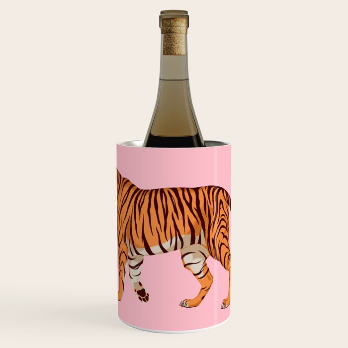 Tiger - Pink Wine Chiller Gallery Image 1