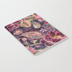 Exotic Plum Bohemian Floral Notebook Gallery Image 2