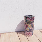 Exotic Plum Bohemian Floral Travel Mug Gallery Image 4