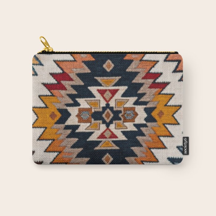 Southwestern Colorful Bohemian Carry All Pouch Gallery Image 1