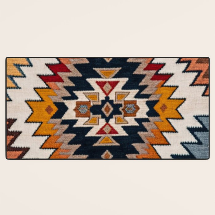 Southwestern Colorful Bohemian Desk Mat Gallery Image 3