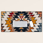 Southwestern Colorful Bohemian Desk Mat Gallery Image 1
