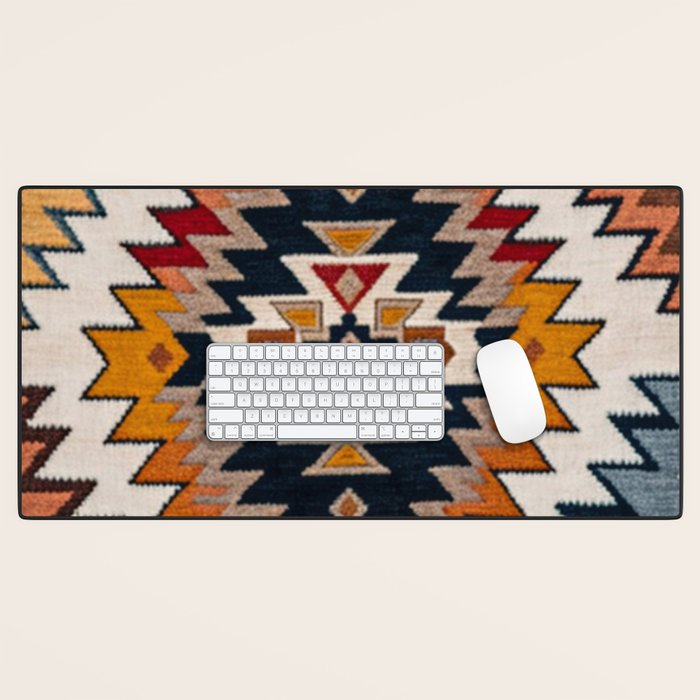 Southwestern Colorful Bohemian Desk Mat Gallery Image 1