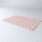 Cute Cowgirl Pattern, Cowboy Print in Blush Pink Rug Gallery Image 3
