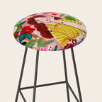 Midcentury Festive Christmas Woman Stool Gallery Image 2