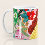Midcentury Festive Christmas Woman Coffee Mug Gallery Image 3