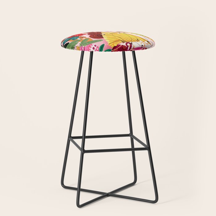 Midcentury Festive Christmas Woman Stool Gallery Image 1