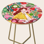 Midcentury Festive Christmas Woman Side Table Gallery Image 2