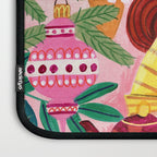 Midcentury Festive Christmas Woman Laptop Sleeve Gallery Image 3