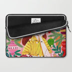 Midcentury Festive Christmas Woman Laptop Sleeve Gallery Image 2