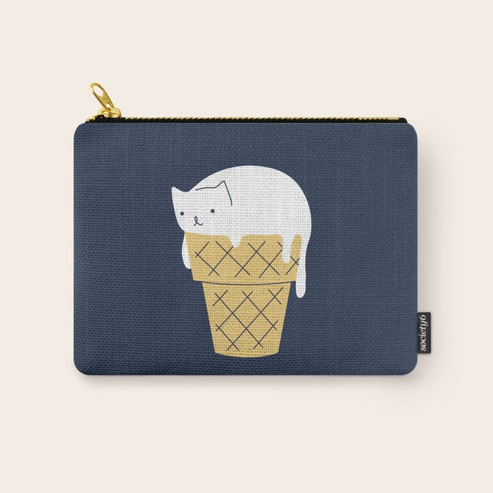 Meowlting kitty 1 Carry All Pouch Gallery Image 1