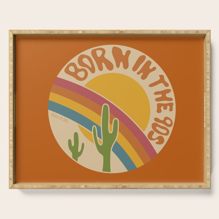 Born in the 90s Serving Tray Gallery Image 1