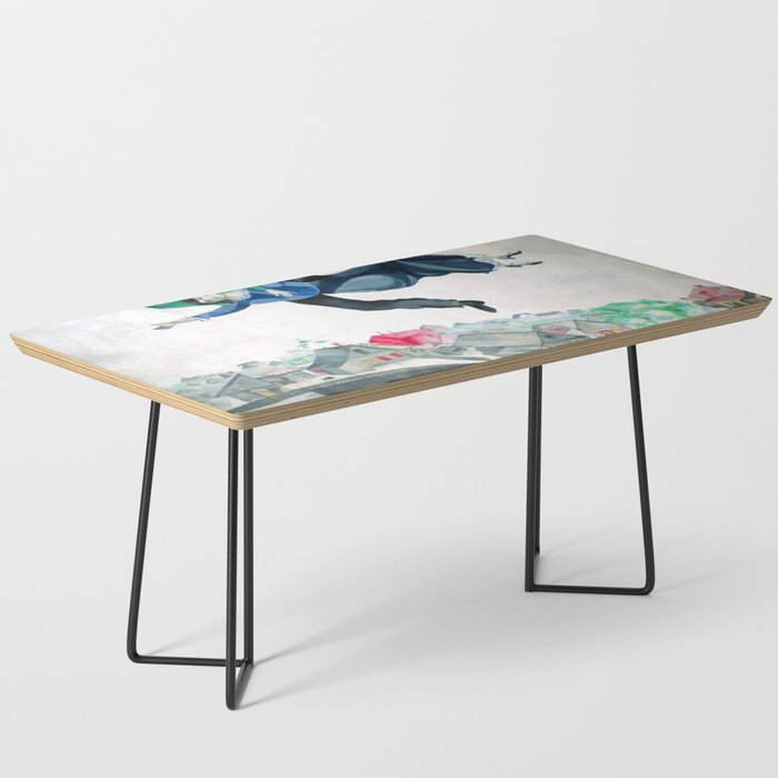 Over the Town by Marc Chagal ,marc chagall famous paintings Coffee Table Gallery Image 1
