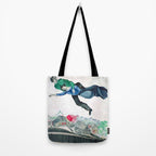 Over the Town by Marc Chagal ,marc chagall famous paintings Tote Bag Gallery Image 2
