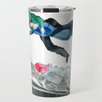 Over the Town by Marc Chagal ,marc chagall famous paintings Travel Mug Gallery Image 1