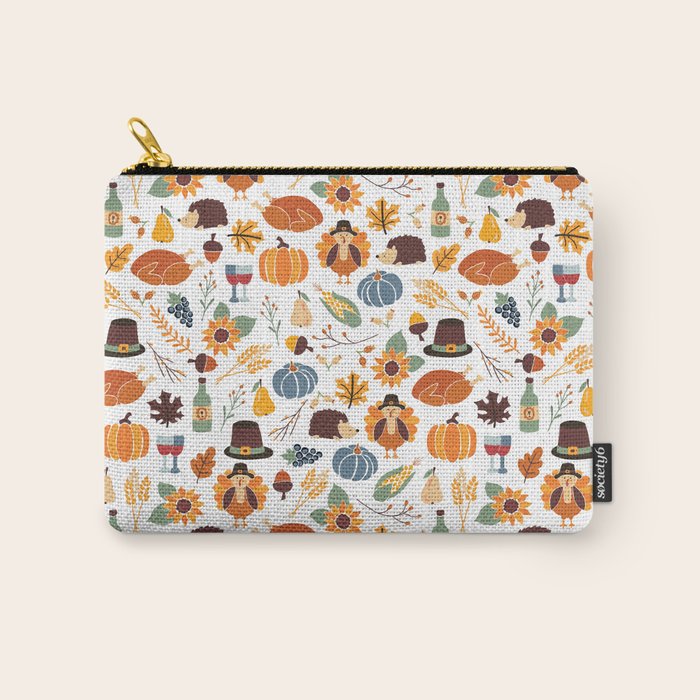 Thanksgiving Celebration Carry All Pouch Gallery Image 1