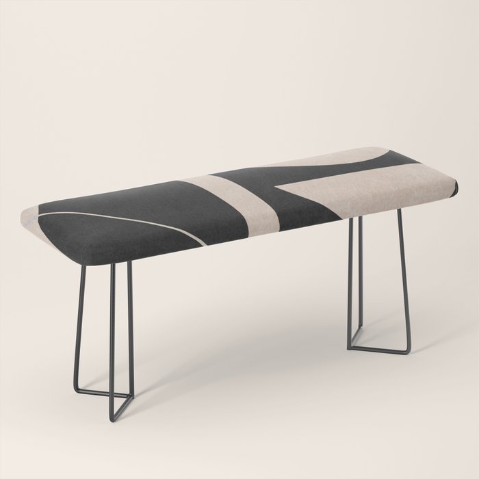 Modern Abstract Minimal Shapes 63 Bench Gallery Image 1