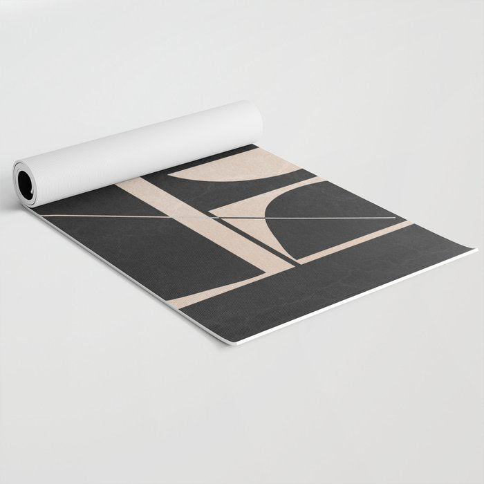 Modern Abstract Minimal Shapes 63 Yoga Mat Gallery Image 2