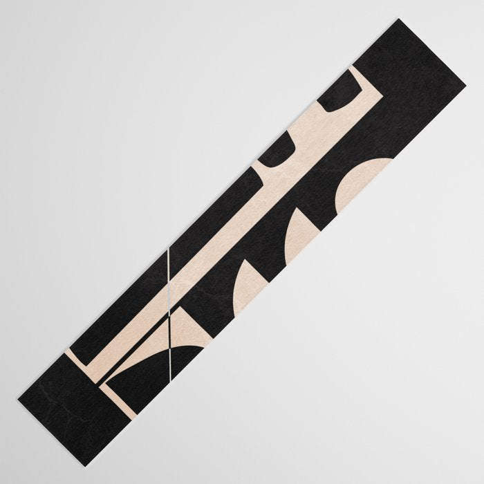 Modern Abstract Minimal Shapes 63 Table Runner Gallery Image 3