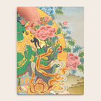 Green Tara On Lotus Throne - Buddhist Thangka Notebook Gallery Image 4