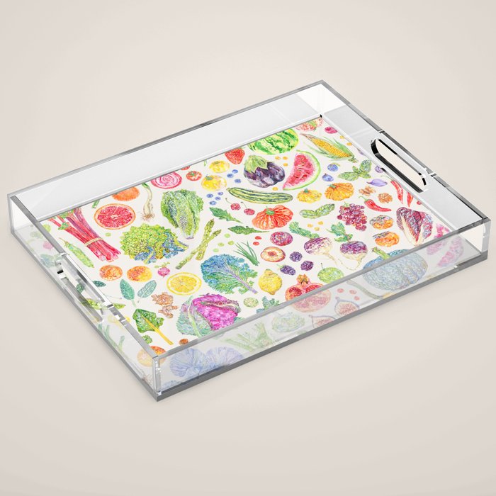 Seasonal Harvests - Neutral Acrylic Tray Gallery Image 1