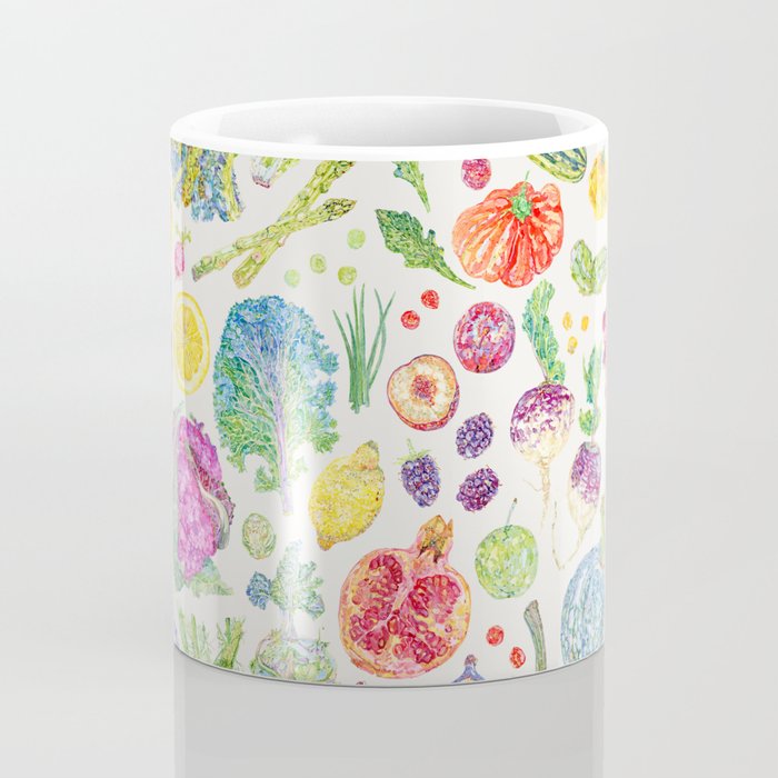 Seasonal Harvests - Neutral Coffee Mug Gallery Image 4