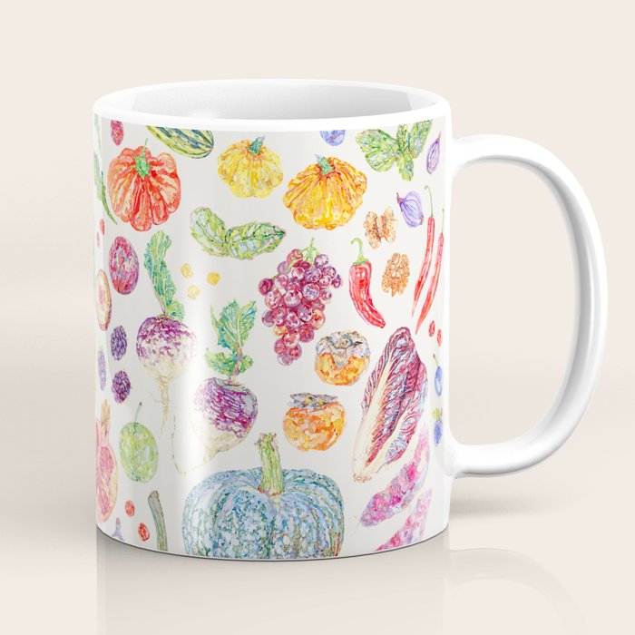 Seasonal Harvests - Neutral Coffee Mug Gallery Image 1