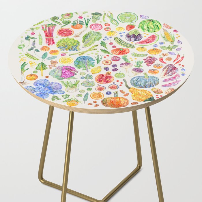 Seasonal Harvests - Neutral Side Table Gallery Image 2