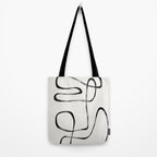 Minimalist One Line Modern Tote Bag Gallery Image 2