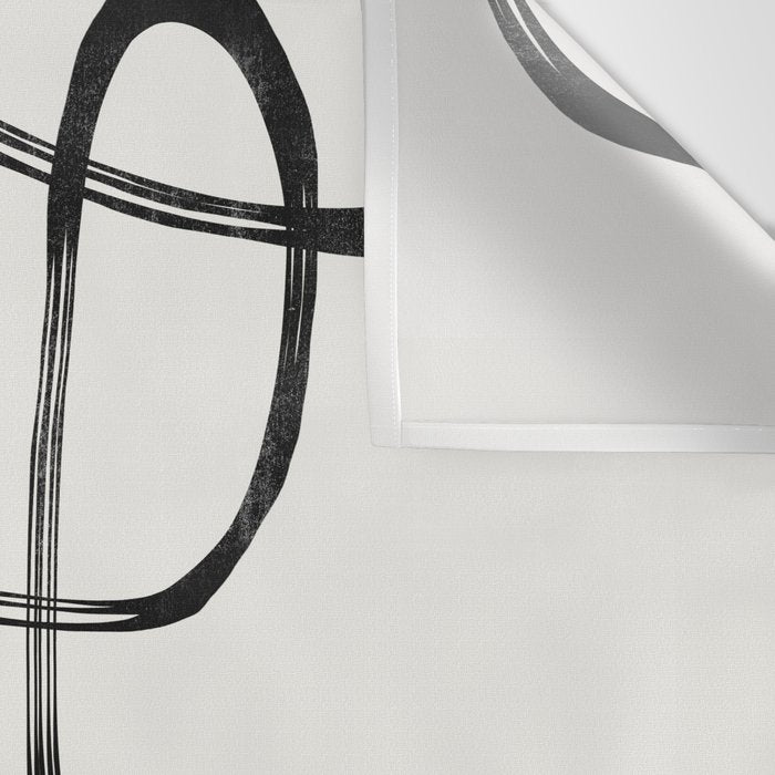 Minimalist One Line Modern Wall Tapestry Gallery Image 3