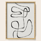 Minimalist One Line Modern Serving Tray Gallery Image 1