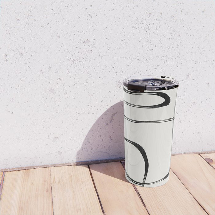 Minimalist One Line Modern Travel Mug Gallery Image 4