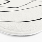 Minimalist One Line Modern Bath Mat Gallery Image 3