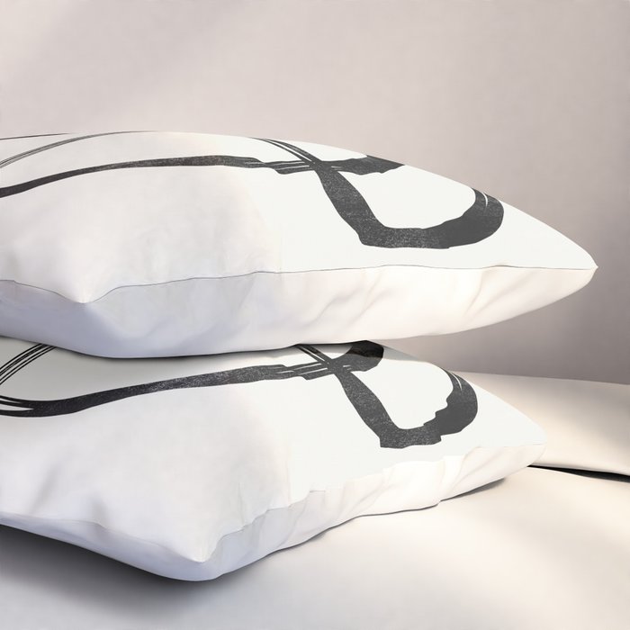 Minimalist One Line Modern Pillow Sham Gallery Image 3