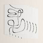 Minimalist One Line Modern Wrapping Paper Gallery Image 3