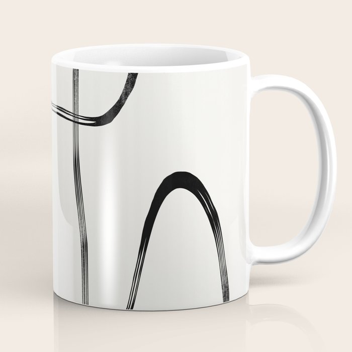 Minimalist One Line Modern Coffee Mug Gallery Image 1